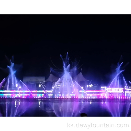 Саябақта 130 м лазерлік су фонтан шоуы шоуы